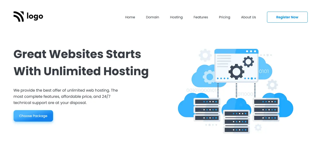 web-hosting-landing-page